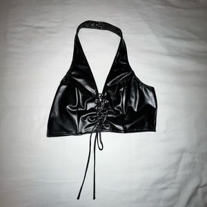 princess polly • leather top